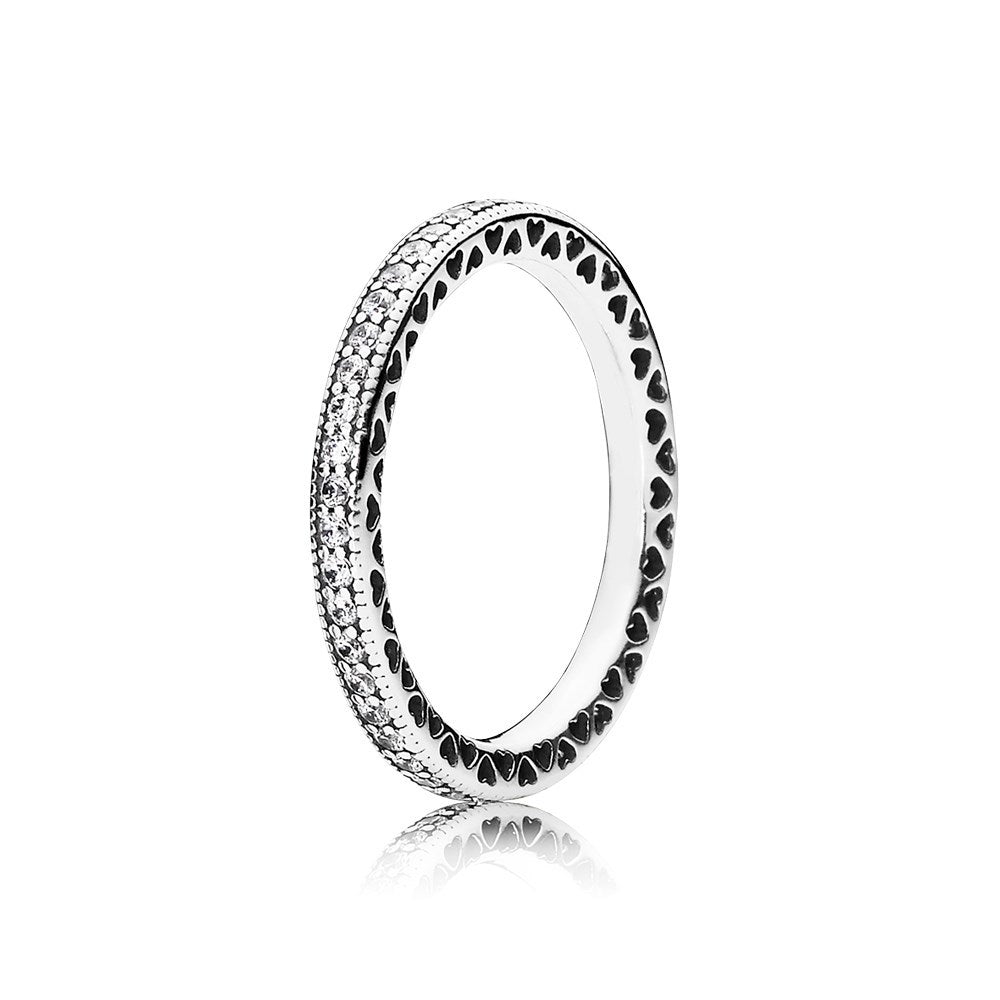 Pandora Sparkle & Hearts Ring