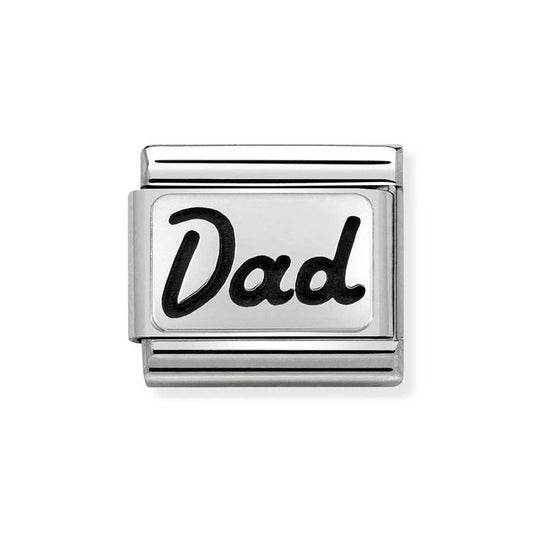 Nomination Silver Dad Charm