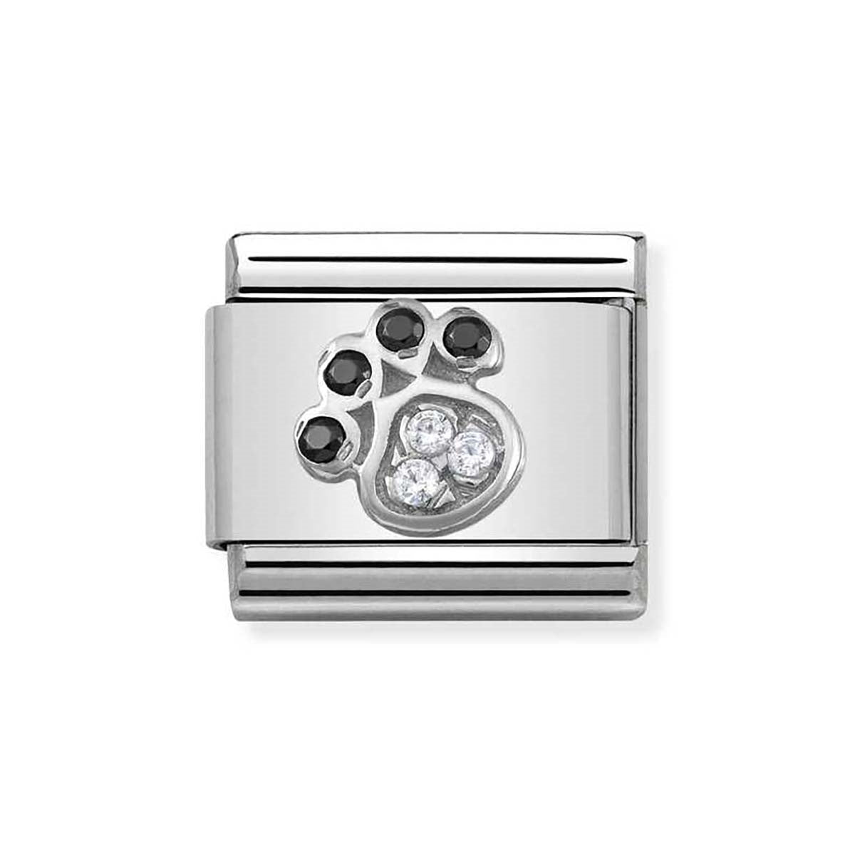 Nomination Paw Print CZ Charm
