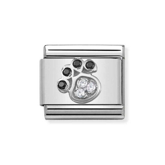 Nomination Paw Print CZ Charm
