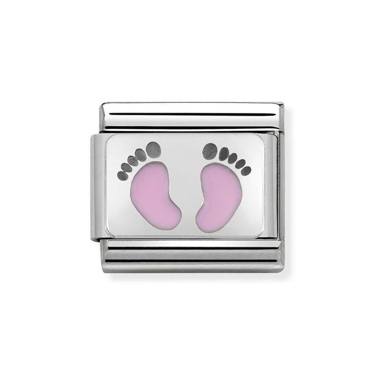 Nomination Baby Pink Footprints Charm
