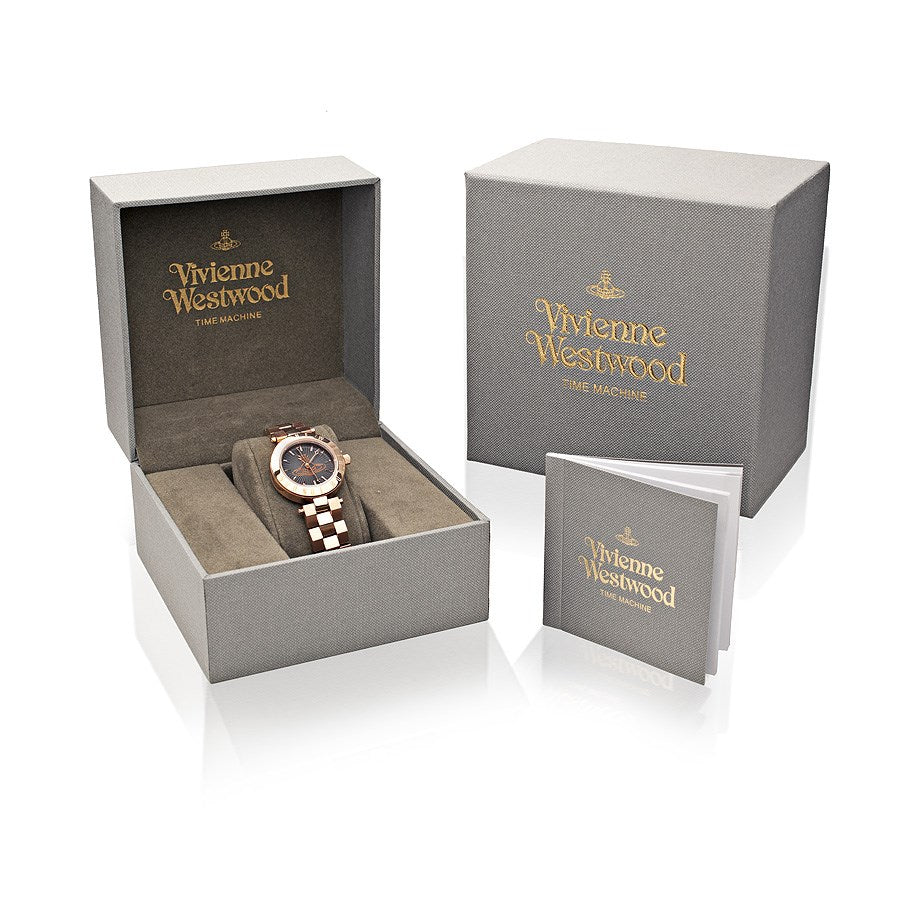 Vivienne Westwood Black & Gold Orb Watch