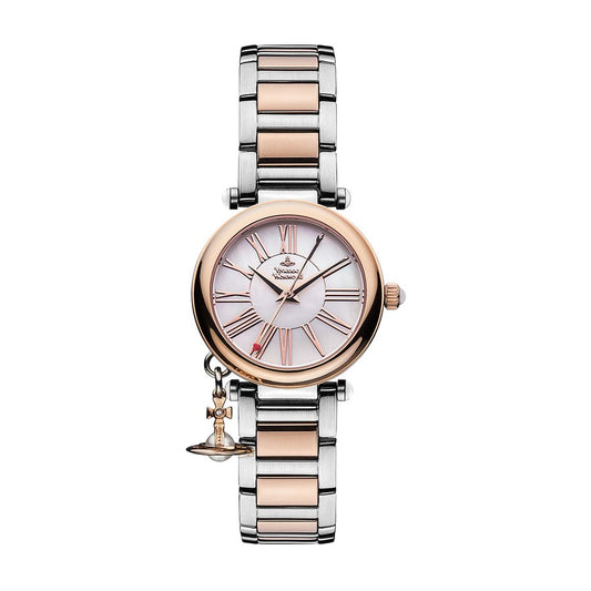 Vivienne Westwood Silver & Rose Gold Mother Orb Watch