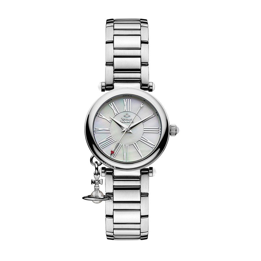 Vivienne Westwood Silver Mother of Pearl Orb Watch