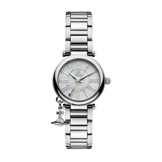 Vivienne Westwood Silver Mother of Pearl Orb Watch