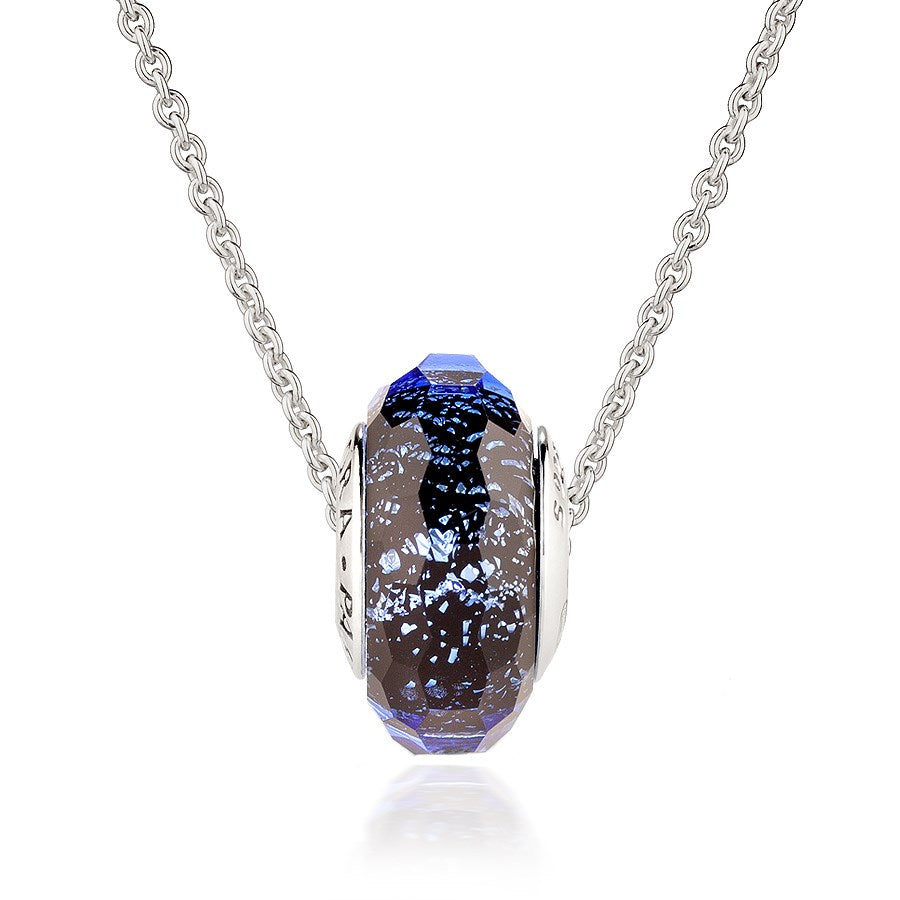 Pandora Blue Faceted Murano Glass Charm