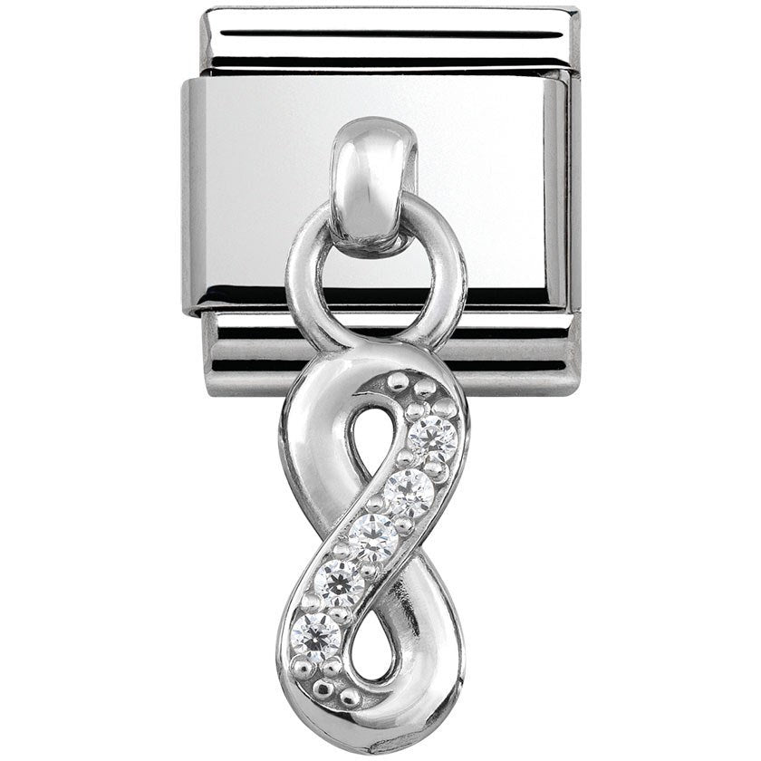 Nomination Silver Hanging Infinity Charm