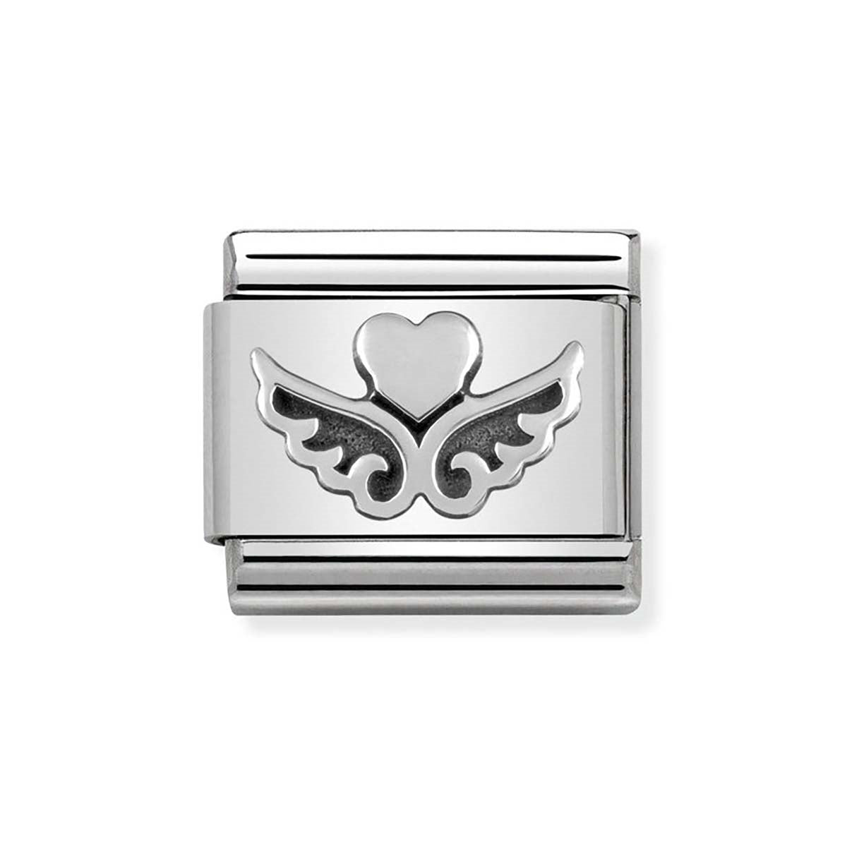 Nomination Silver Heart On Wings Charm