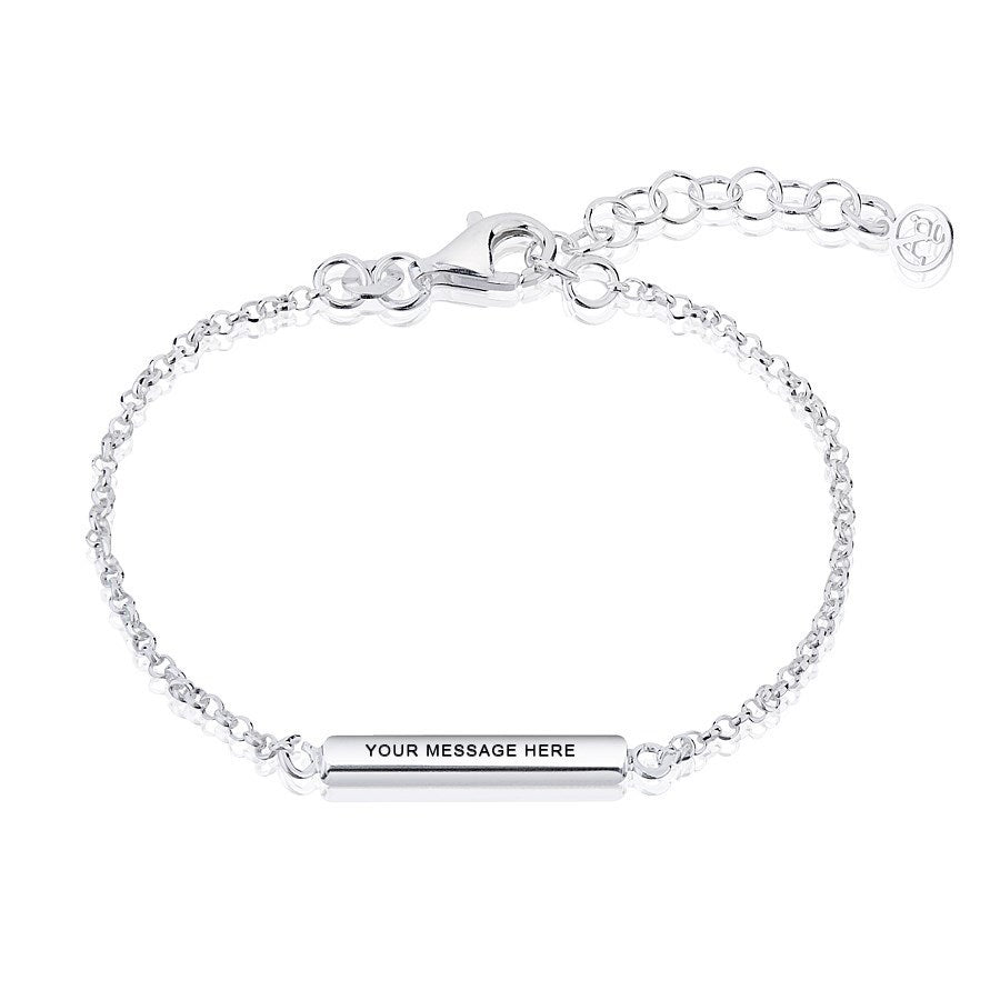 Argento Recycled Silver Bar Bracelet