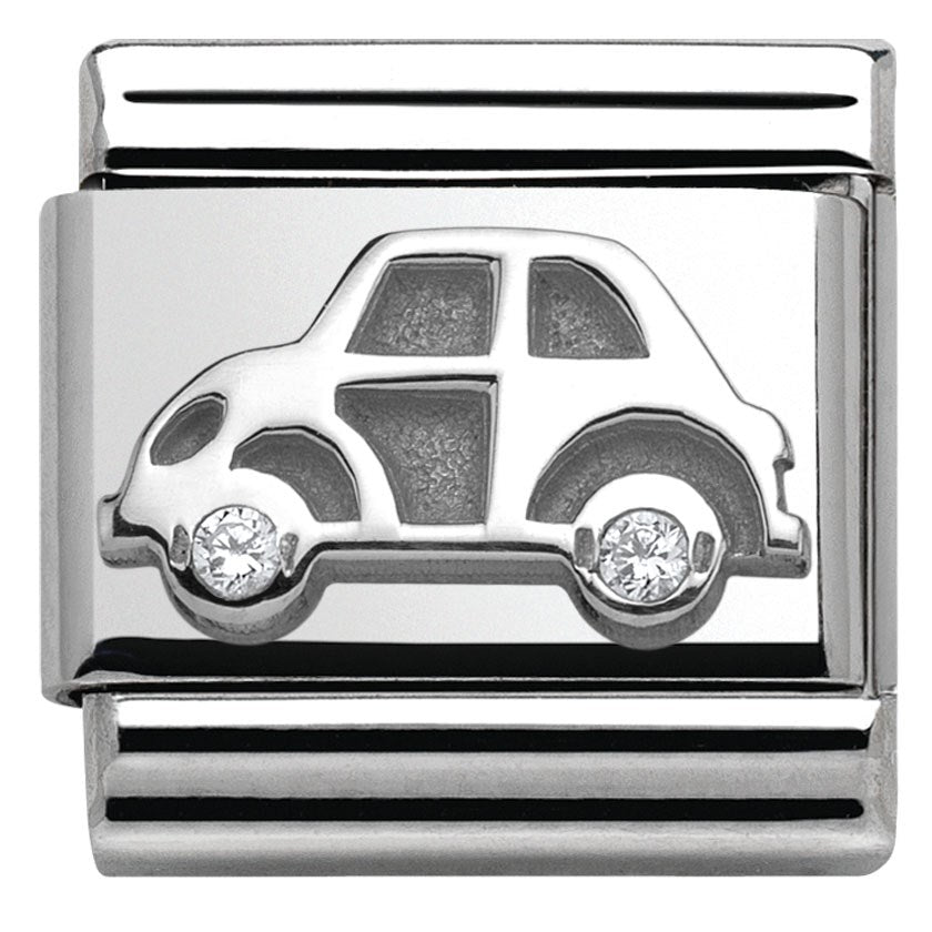 Nomination  Silver Car Charm