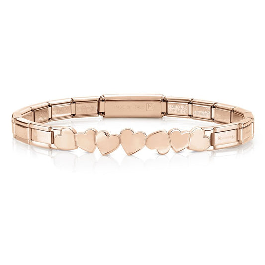 Nomination Trendsetter Rose Gold Heart Bracelet