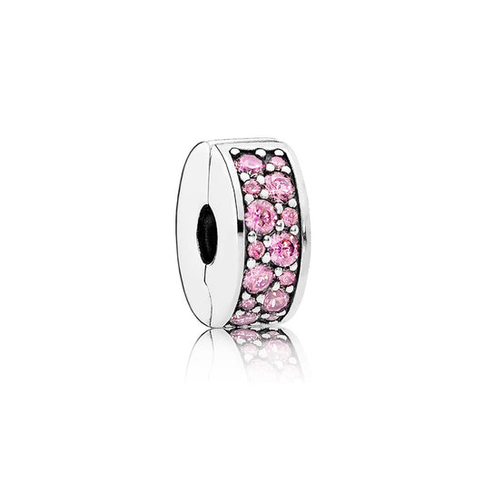 Pandora Pink Shining Elegance Spacer Clip