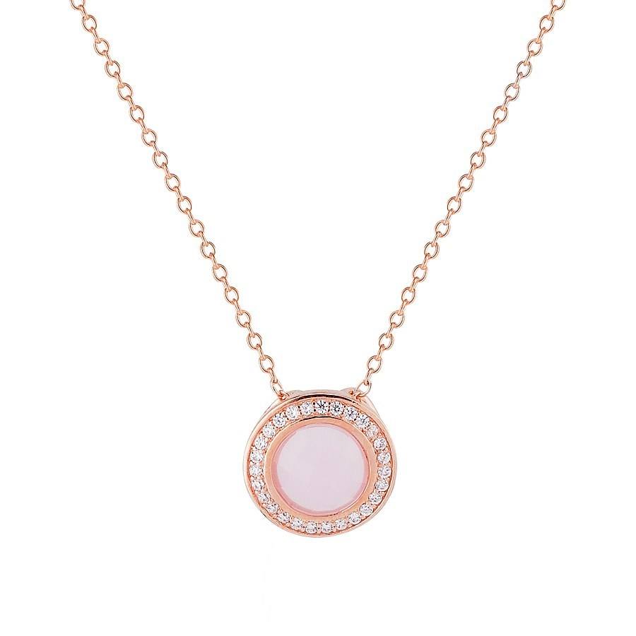 Argento Rose Gold Blush Pink Necklace
