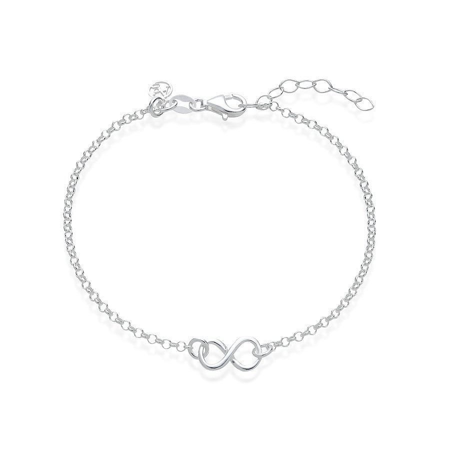 Argento Recycled Silver Infinite Romance Fine Bracelet