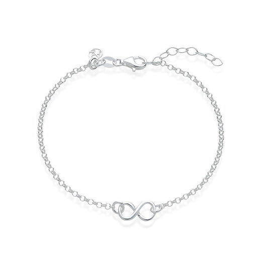 Argento Recycled Silver Infinite Romance Fine Bracelet