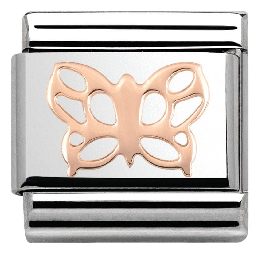 Nomination Rose Gold Butterfly Charm