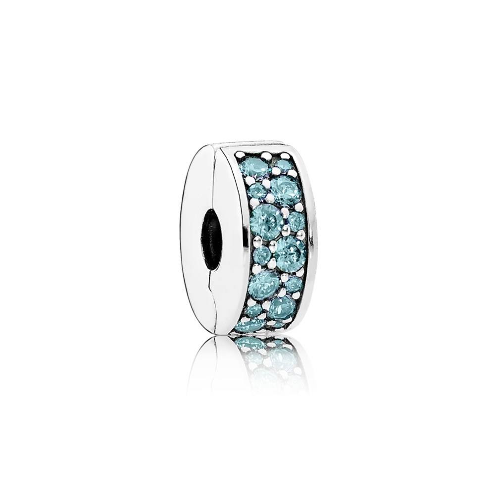 Pandora Teal Shining Elegance Clip