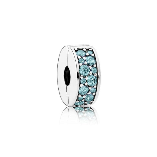 Pandora Teal Shining Elegance Clip