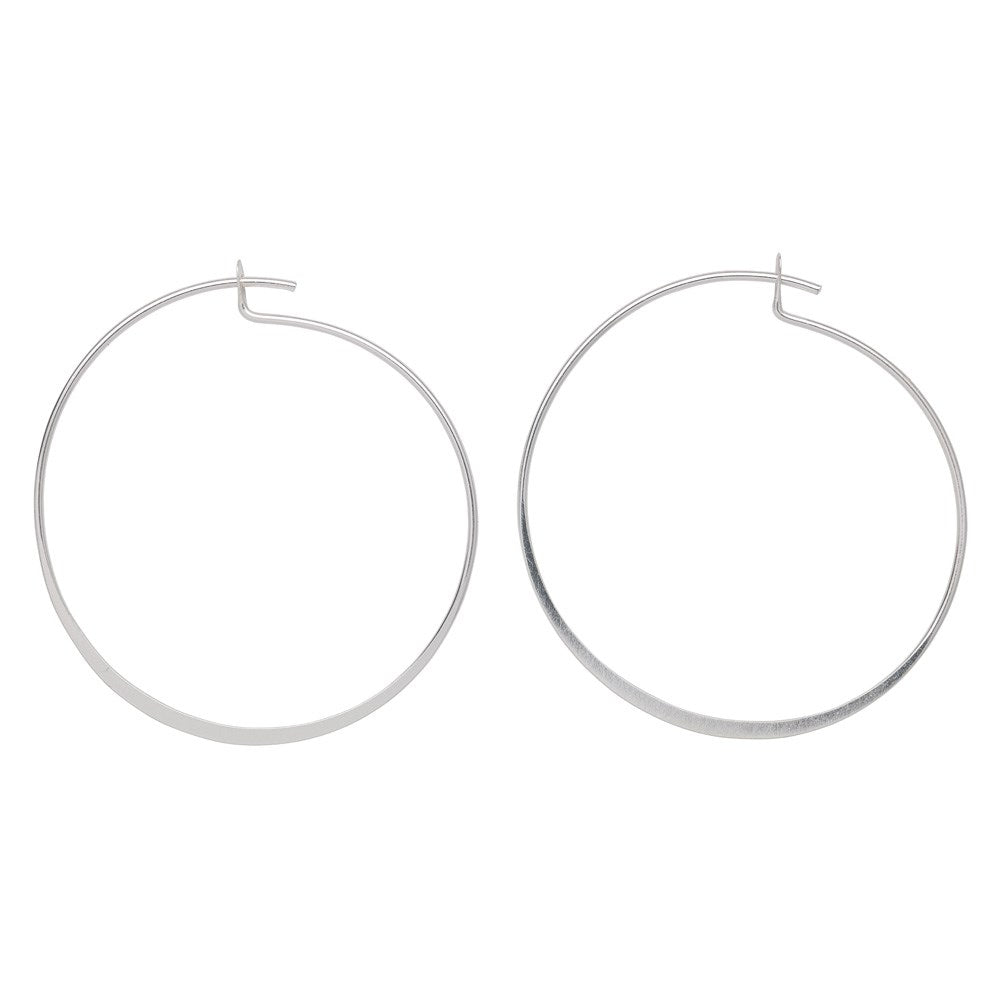Pilgrim Silver Plated Classic Hoop Earrings