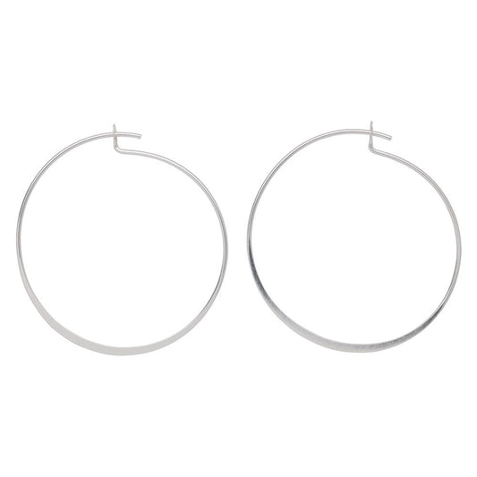 Pilgrim Silver Plated Classic Hoop Earrings