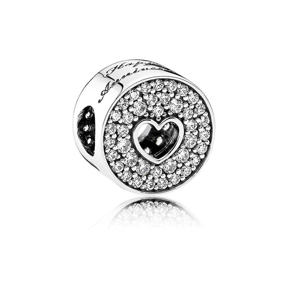 Pandora Happy Anniversary Clear Crystal Charm