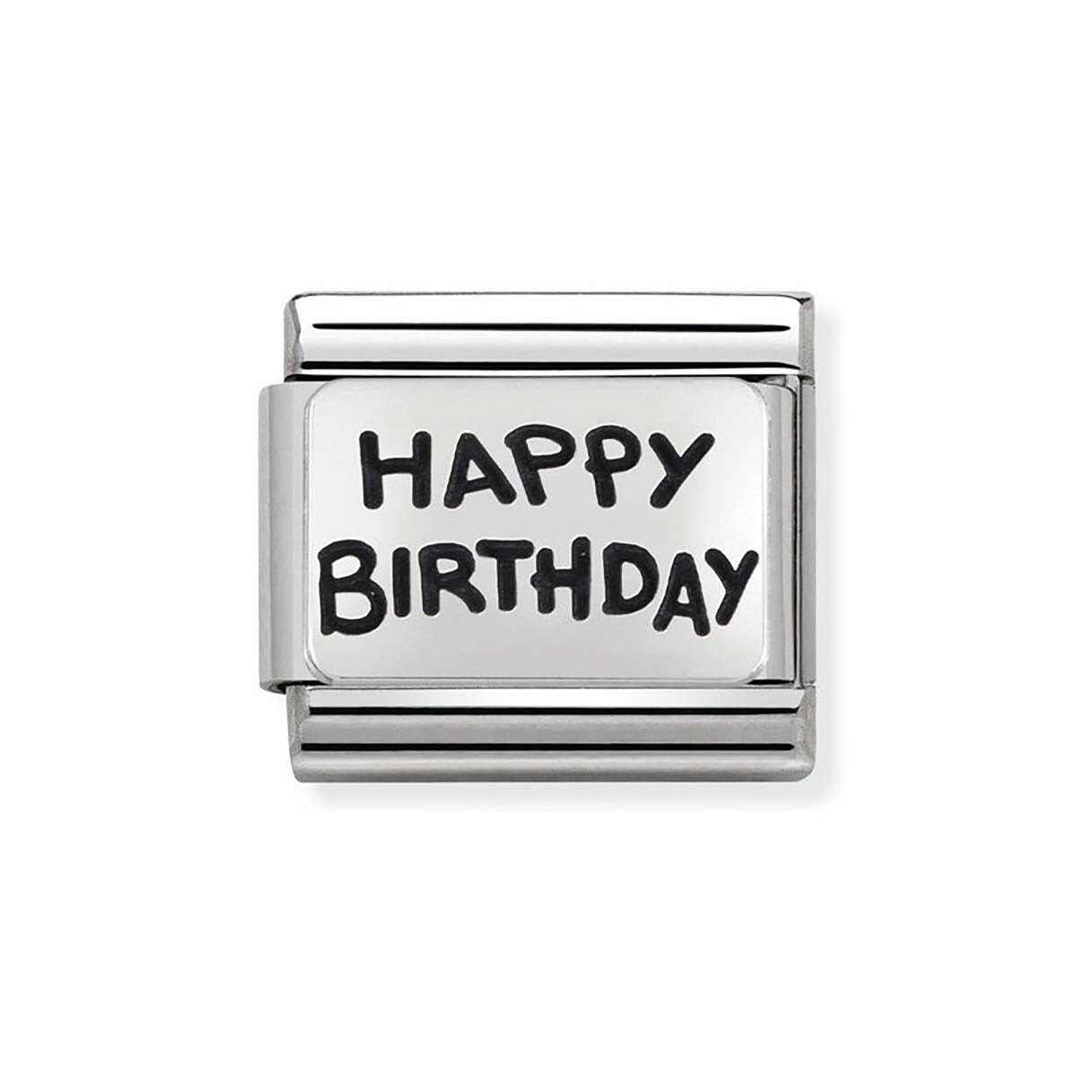 Nomination Silver Happy Birthday Charm