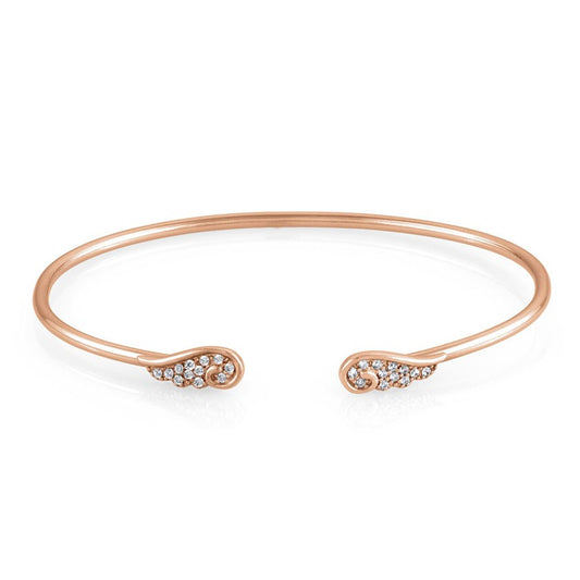 Nomination Angel Wings Rose Gold Open Bangle 
