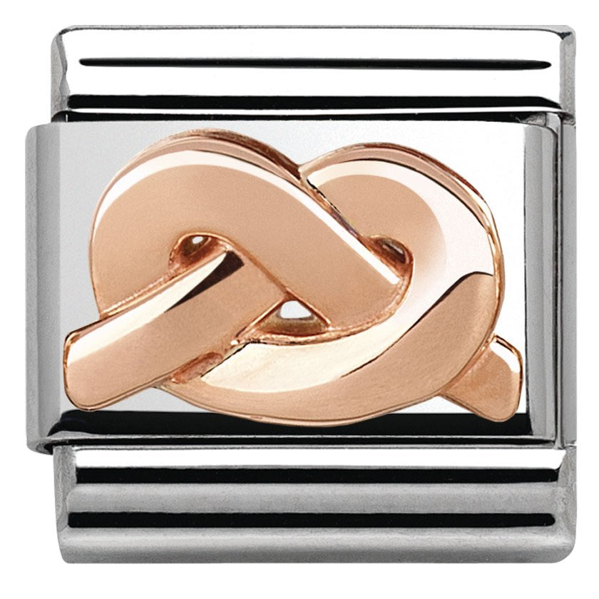 Nomination Rose Gold Promise Knot Charm