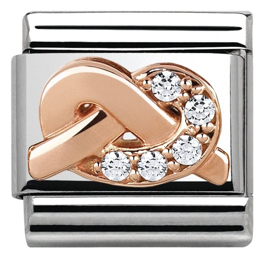 Nomination Rose Gold Spirituality Knot Charm
