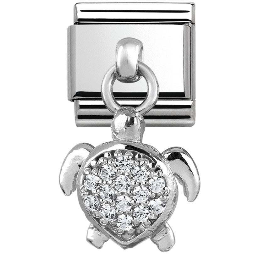 Nomination Silver Sea Turtle Charm