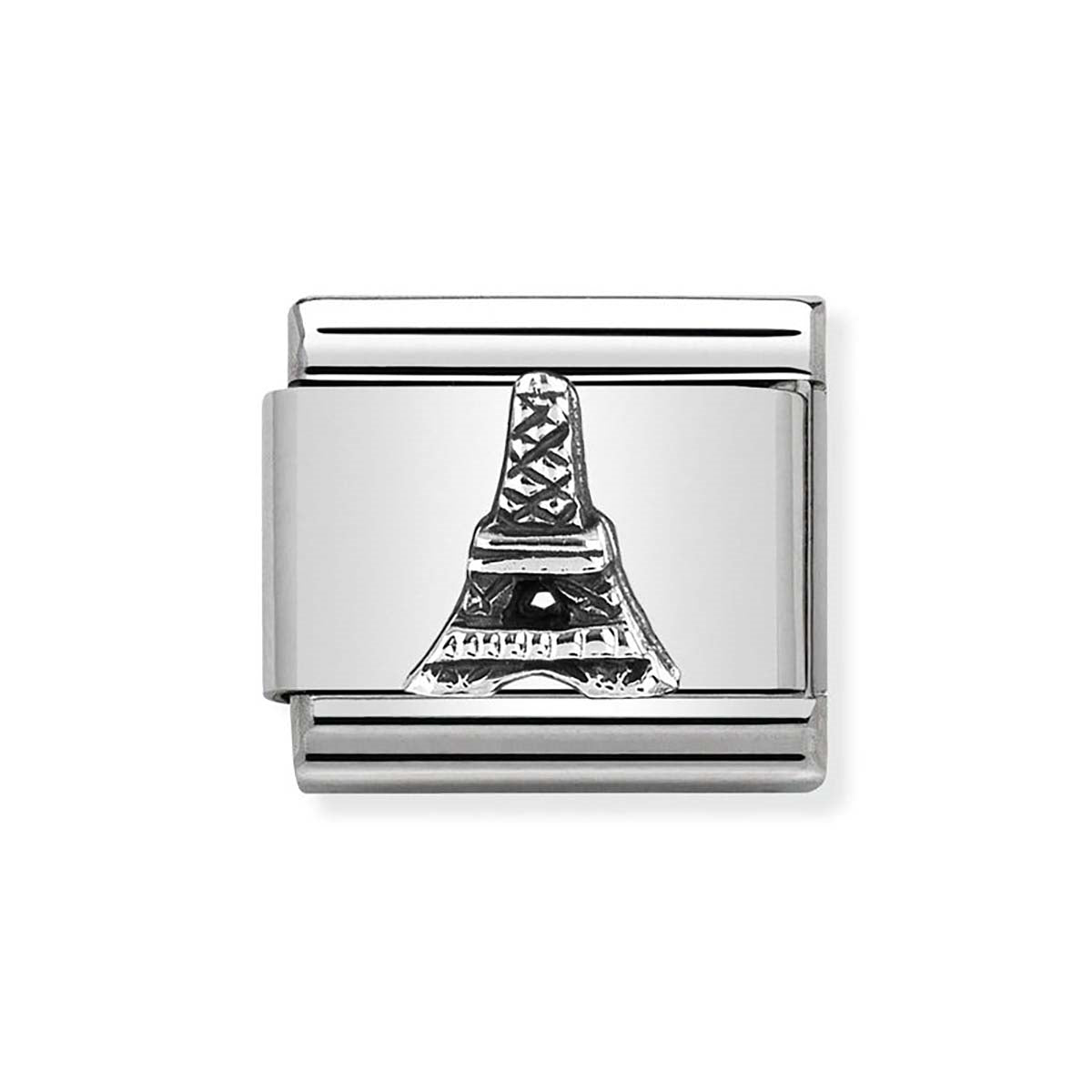 Nomination Silver Eiffel Tower Charm