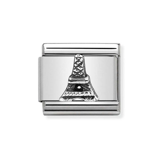 Nomination Silver Eiffel Tower Charm