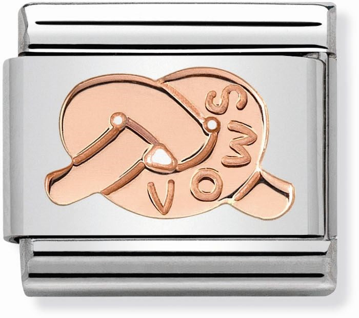 Nomination Rose Gold Vows Know Charm