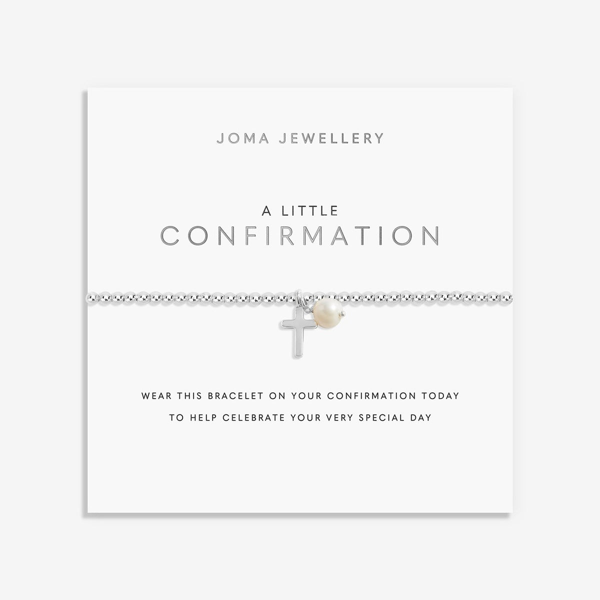 Joma A Little Confirmation Cross Bracelet
