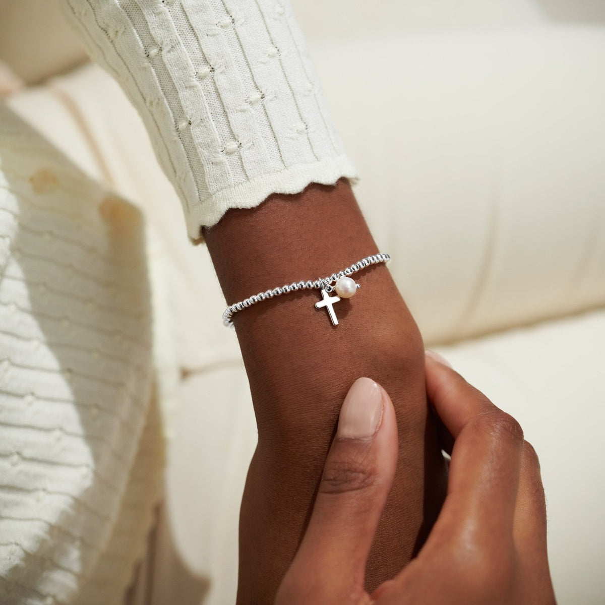 Joma A Little Confirmation Cross Bracelet