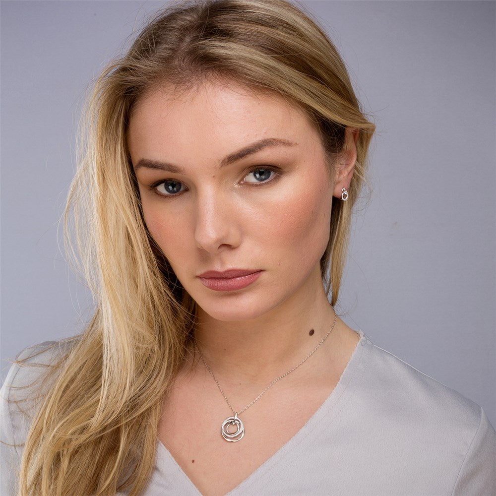 Argento Intertwined Circles Necklace