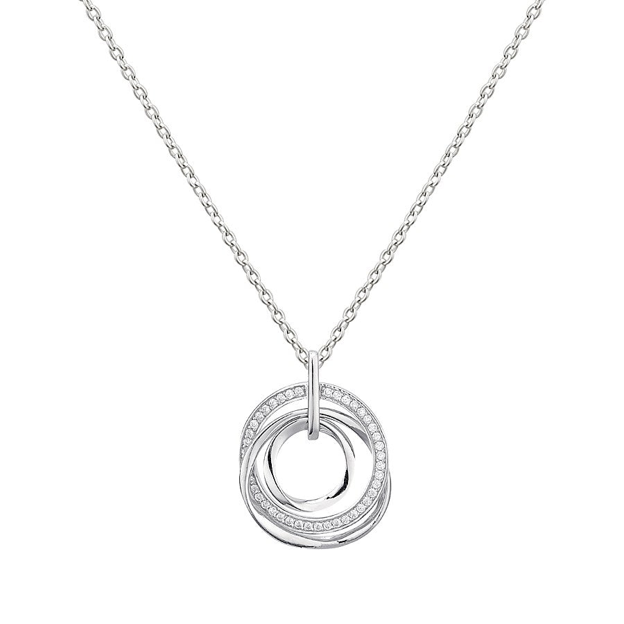 Argento Intertwined Circles Necklace