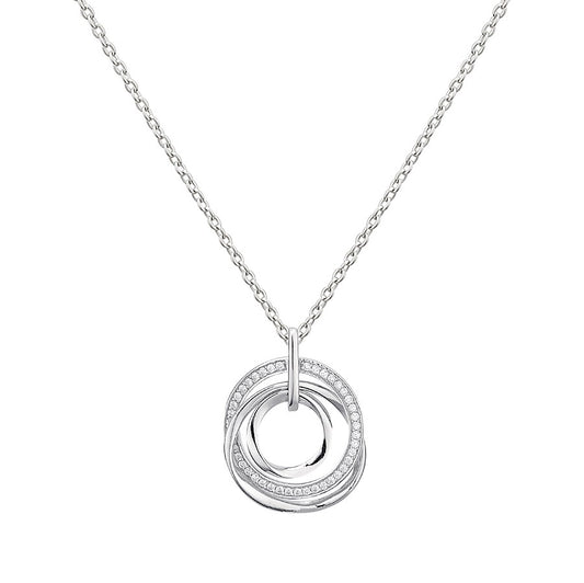 Argento Intertwined Circles Necklace