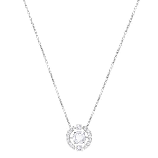 Swarovski Dancing Crystal Silver Necklace
