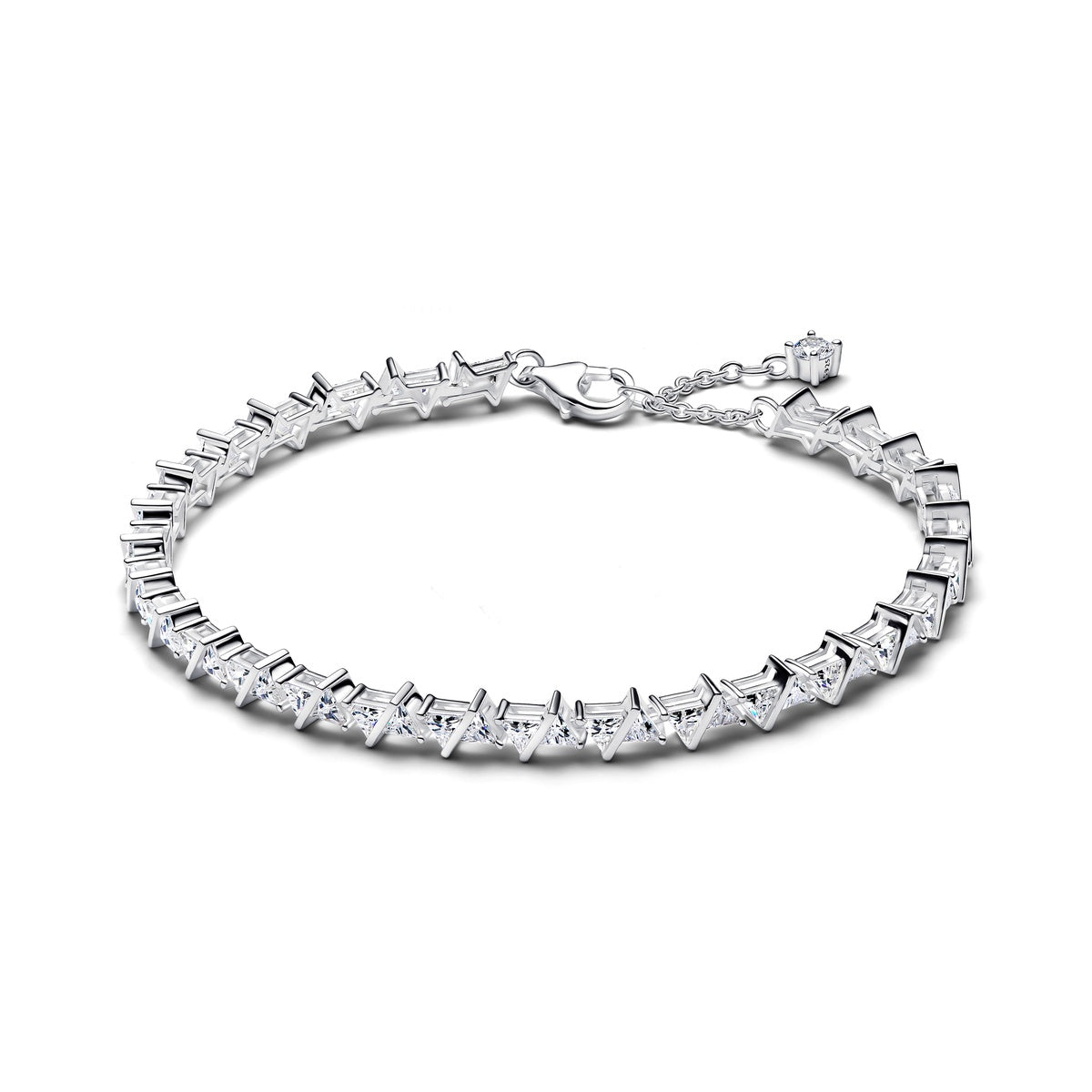 Pandora Sparkling Triangle Tennis Bracelet