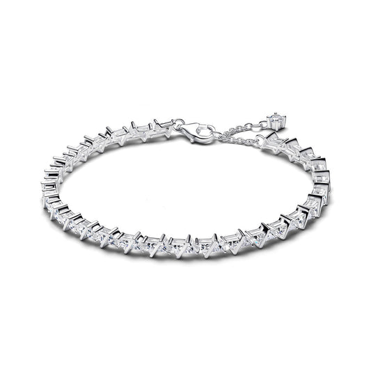 Pandora Sparkling Triangle Tennis Bracelet