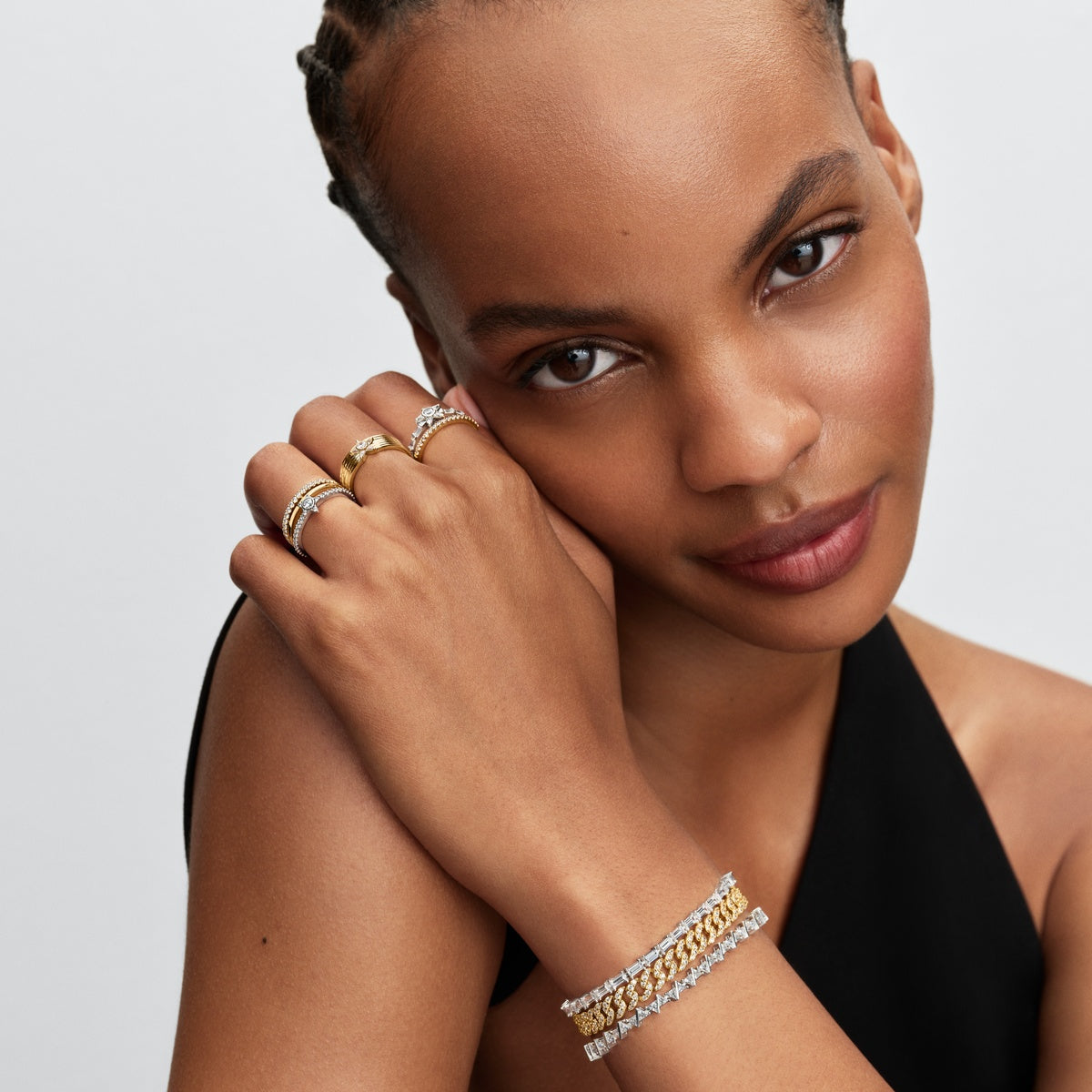 Pandora Sparkling Triangle Tennis Bracelet