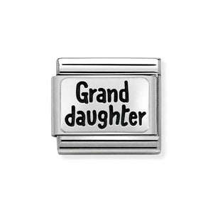 Nomination Silver Granddaughter Charm