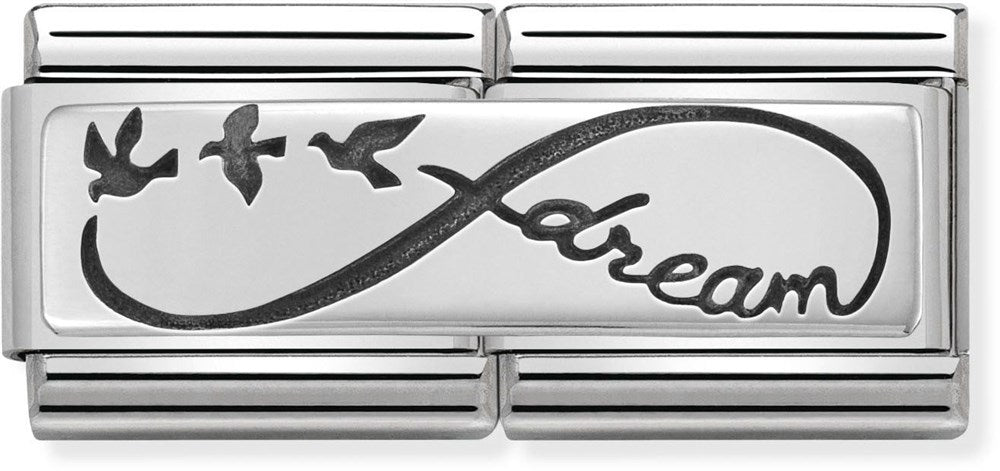 Nomination Silver Infinite Dream Double Plate Charm
