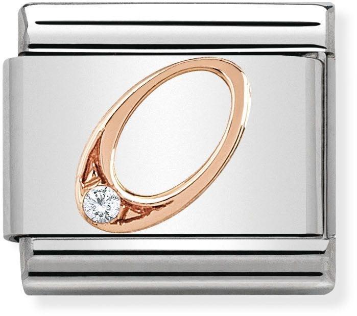 Nomination Rose Gold Number 0 Charm