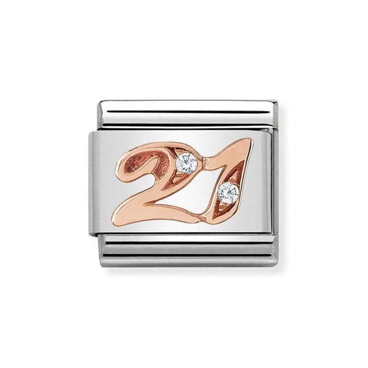 Nomination Rose Gold Number 21 Charm
