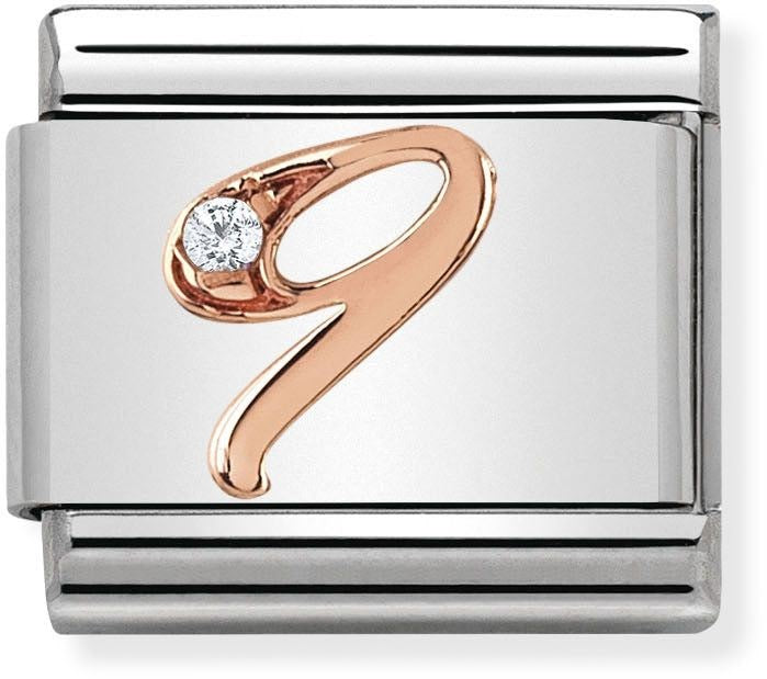 Nomination Rose Gold Number 9 Charm
