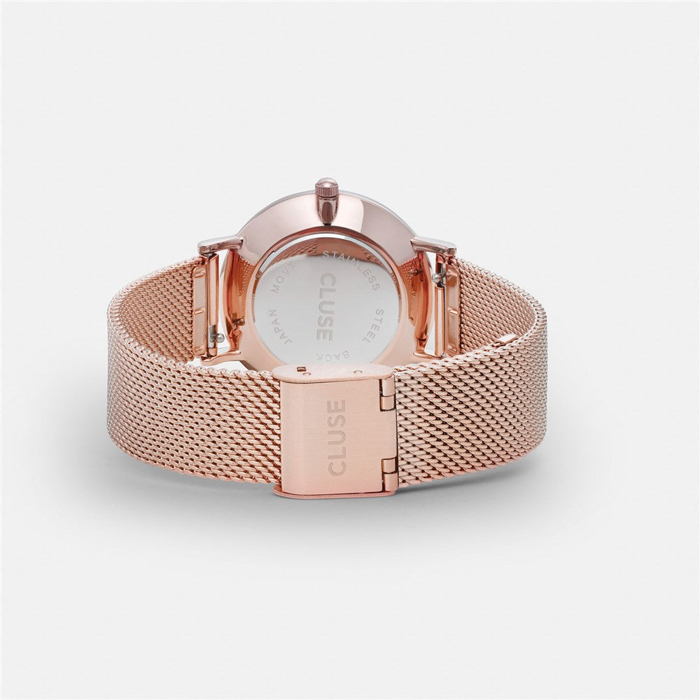 CLUSE Minuit Rose Gold Watch