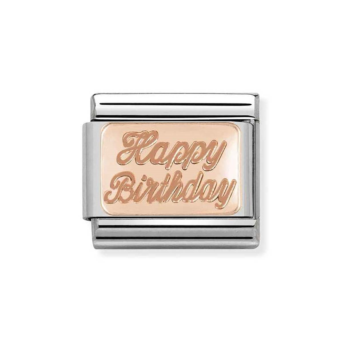 Nomination Rose Gold Happy Birthday Charm