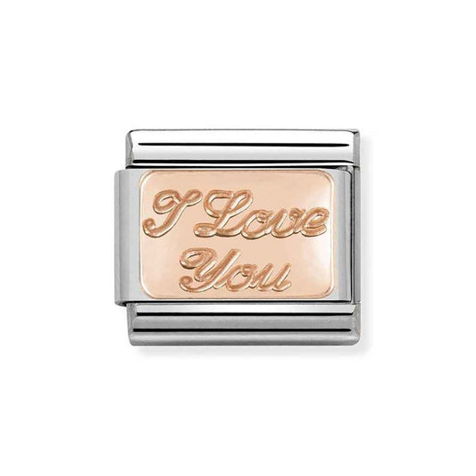 Nomination Rose Gold I Love You Charm